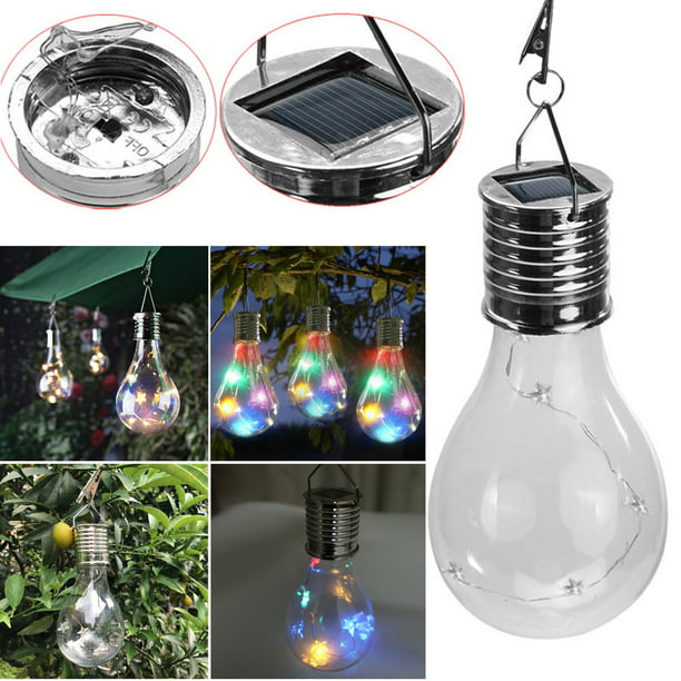 Solar Rotatable Outdoor Garden Waterproof LED Light Lamp Bulb Camping Hanging 